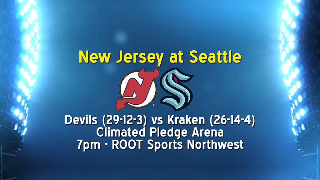 Kraken host Devils tonight